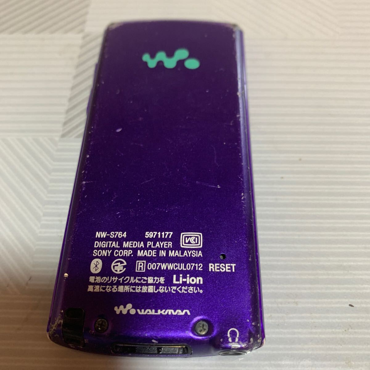 SONY ウォークマン NW- S764初期化済み8GB B luetooth対応の画像3