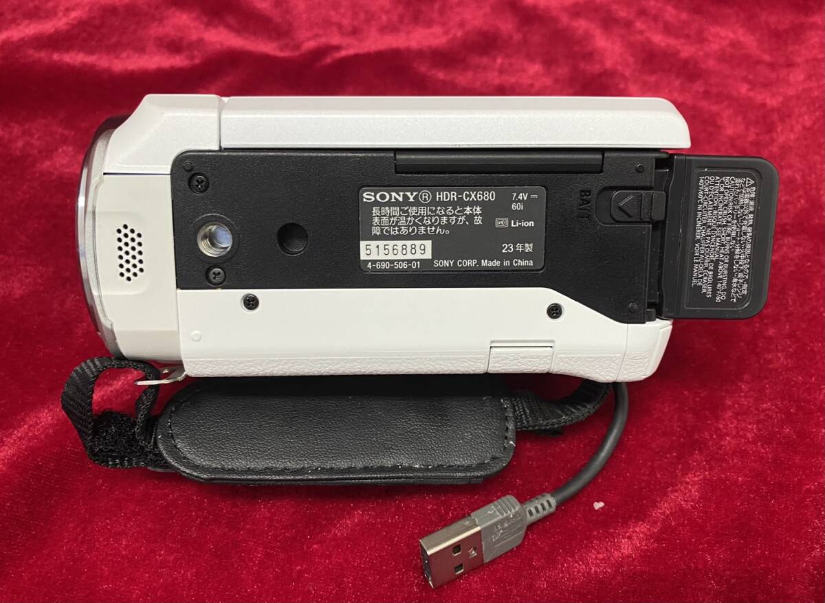 SONY HDR-CX608 ビデオカメラ 【7781】の画像5