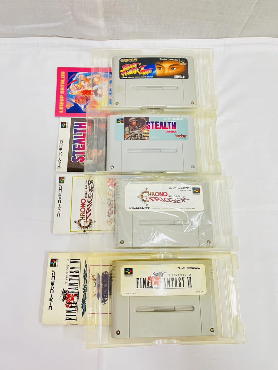 SF-081／スーパーファミコンソフト箱説付 4点set★中古品 動作未確認品_画像5