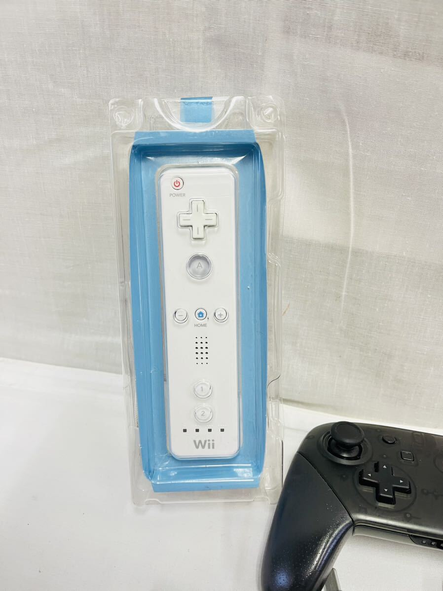 WI-111／任天堂 Wii ・Wii plus ・SWITCH リモコン コントローラー 9点set★☆中古品 動作未確認品 アクセサリ 周辺機器 未開封品含むの画像2