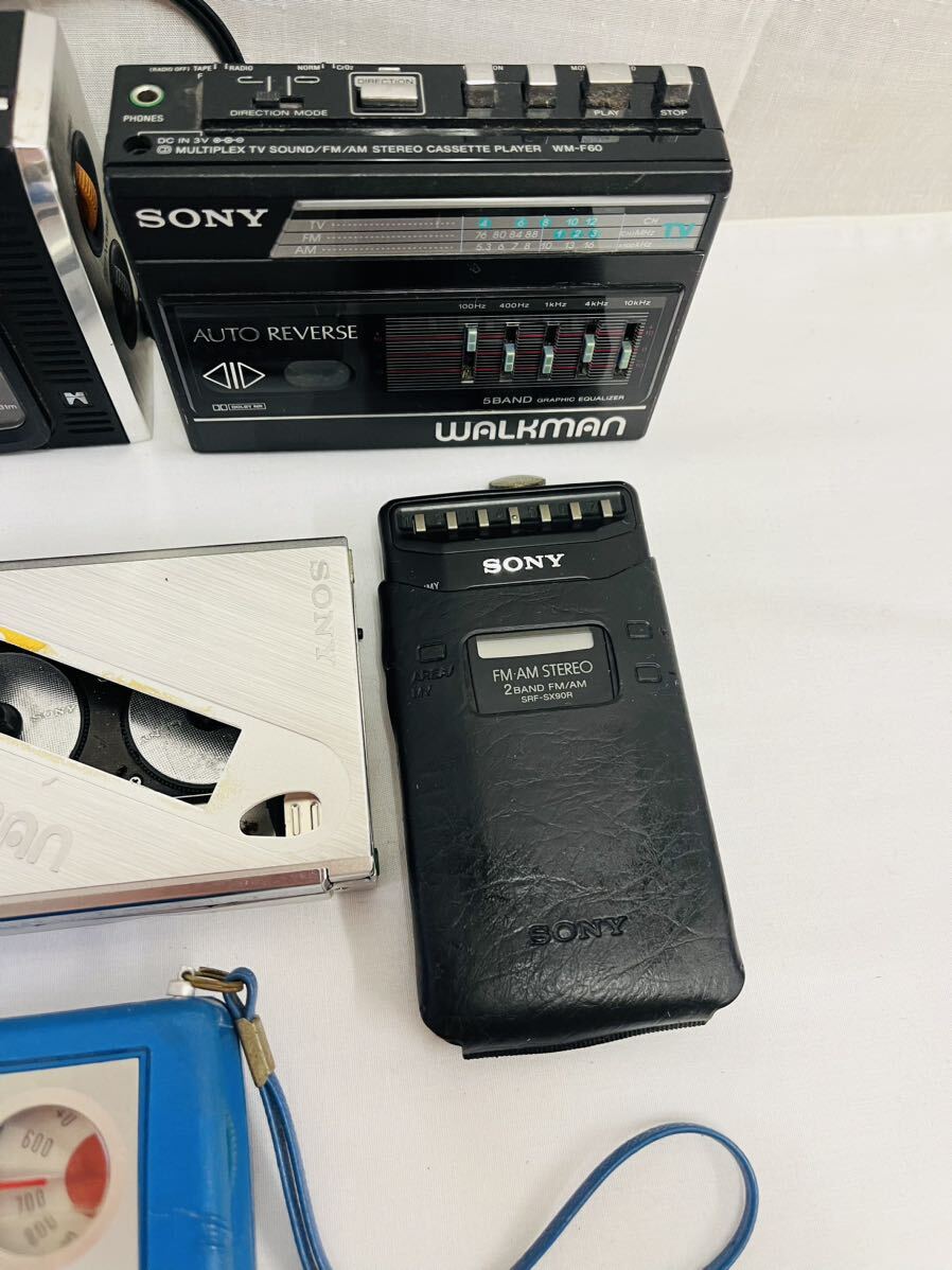 RW-009／SONY含む CASSETTE MD WALKMAN 6点set☆動作未確認 ジャンク品_画像5