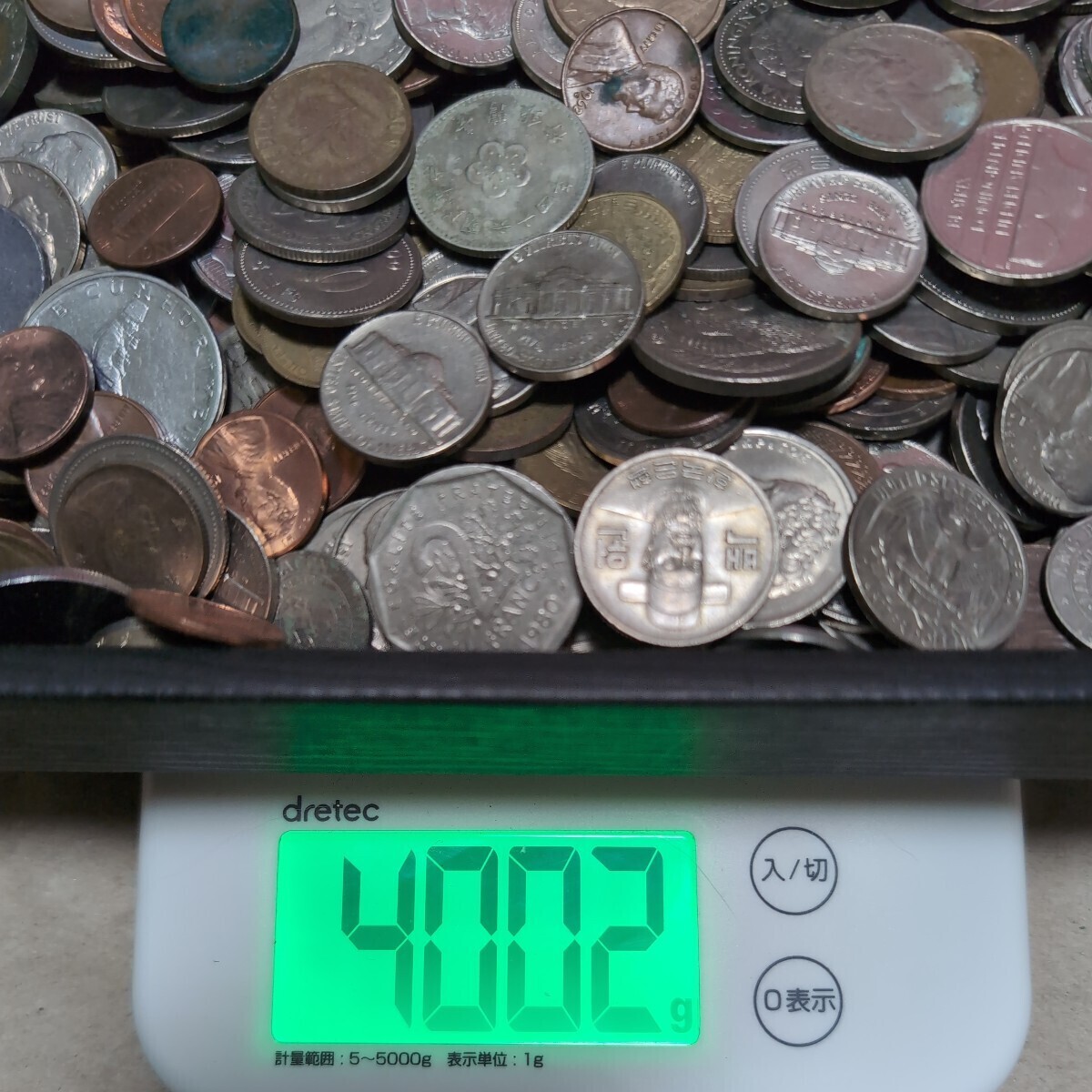 8n10 外国銭 古銭 硬貨 外貨　貨幣　外国　コイン　まとめ　大量　アメリカ　イギリス等　約8kg_画像10