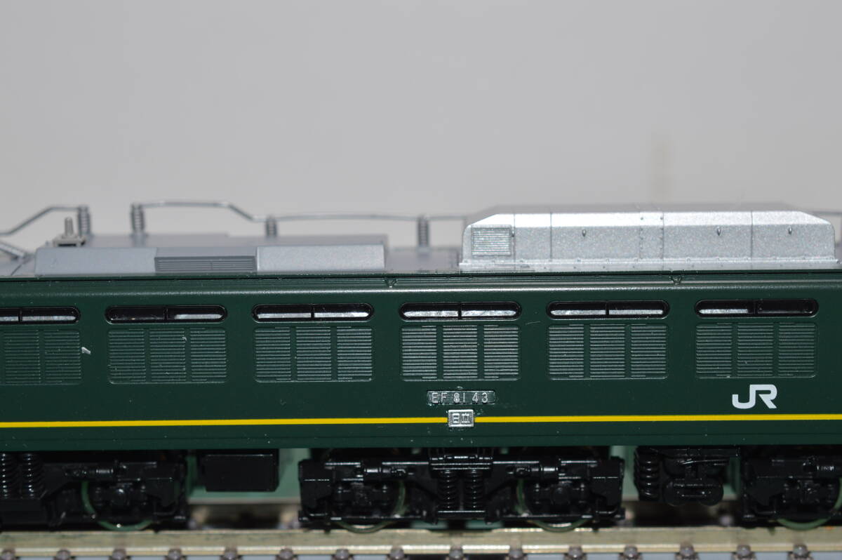 TOMIX JR EF81形電気機関車（トワイライトカラー）（92240）ばらし品 中古品 Nゲージの画像3
