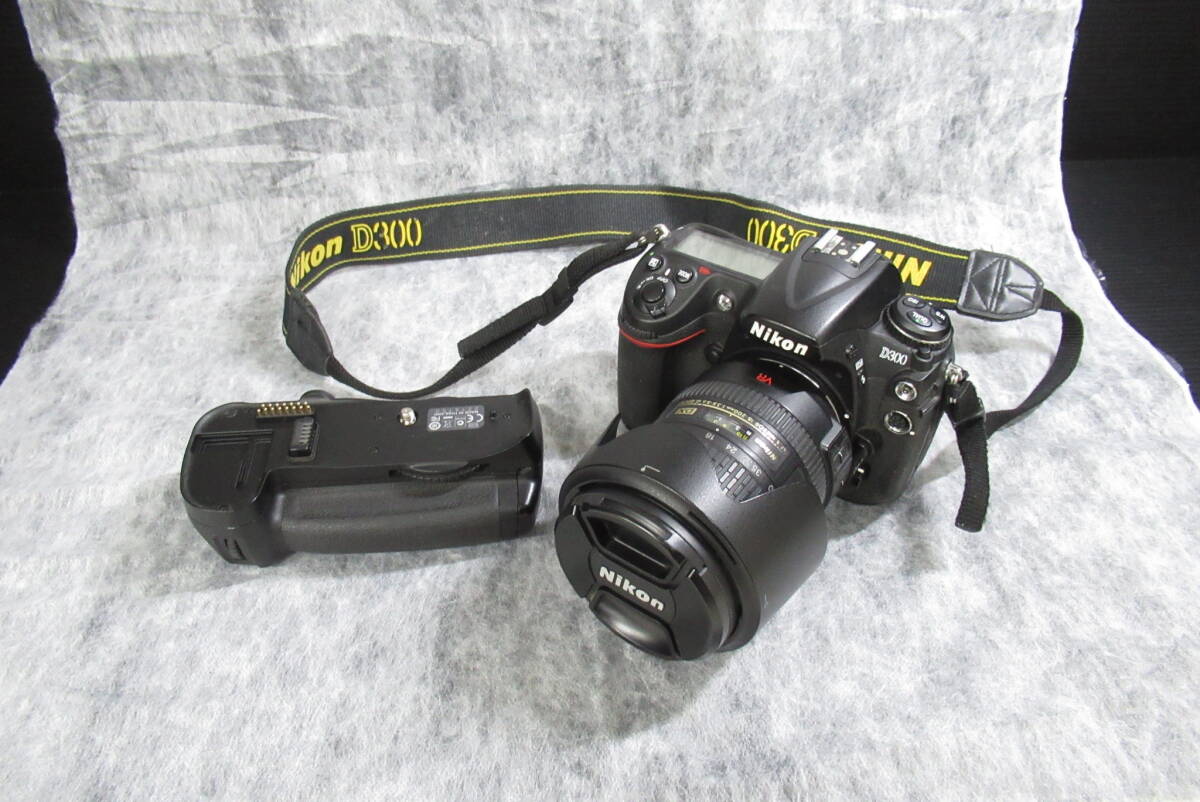 【簡易動作確認済み！】Nikon D300 デジタル 一眼レフ カメラ / MB-D10 Nikon / DX AF-S NIKKOR 18-200mm 13.5-5.6 G ED カメラレンズ