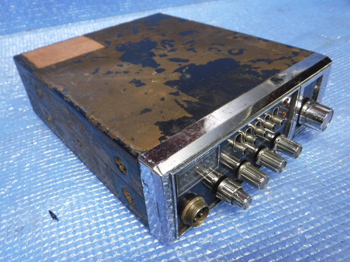 SS-8450 Sound Air 80CH CB TRANSCEIVER ※ジャンク※ オブジェ/インテリア/部品取り等に 動作未確認 内部構造/改造の有無/回路等不明_サビ、傷、ハゲ、汚れ等全体に多数あります