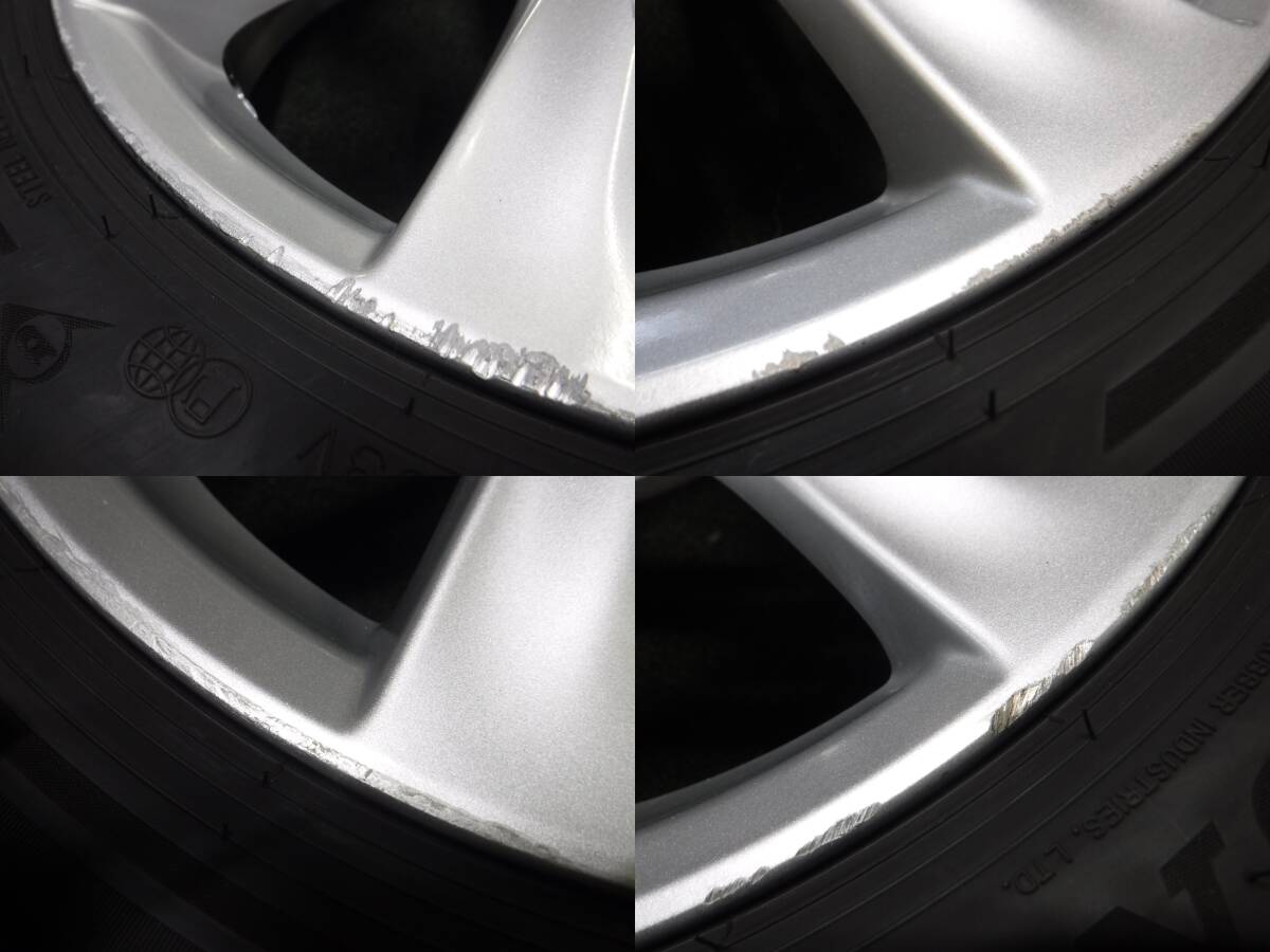 ホンダ 純正 16インチ アルミ 1本 ① ●傷多い● 6J 4穴 100 53 185/55R16 DUNLOP LE MANS V+ SILENT CORE 2024 ※個人宅直接配達1,500円UP