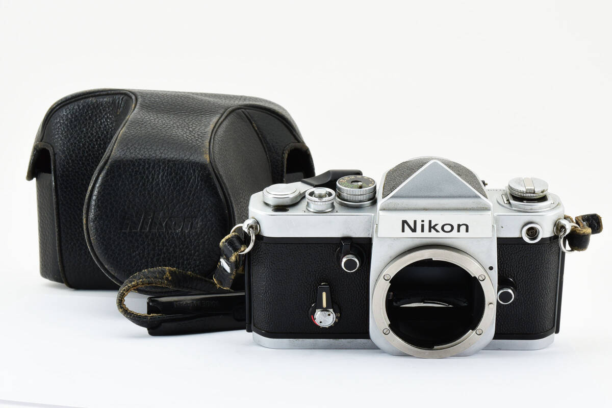 【良級】 Nikon F2 アイレベル シルバー ボディ ニコン MF一眼レフ フィルムカメラ 【現状品】 #5608