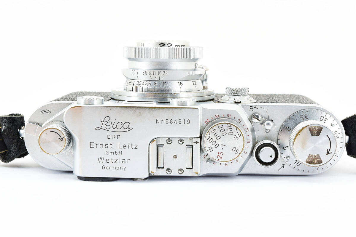 ライカ LEICA IIIf + Summaron 3.5cm F3.5 レッドダイヤル ズマロン Lマウント L39 【現状品】 #5607の画像4