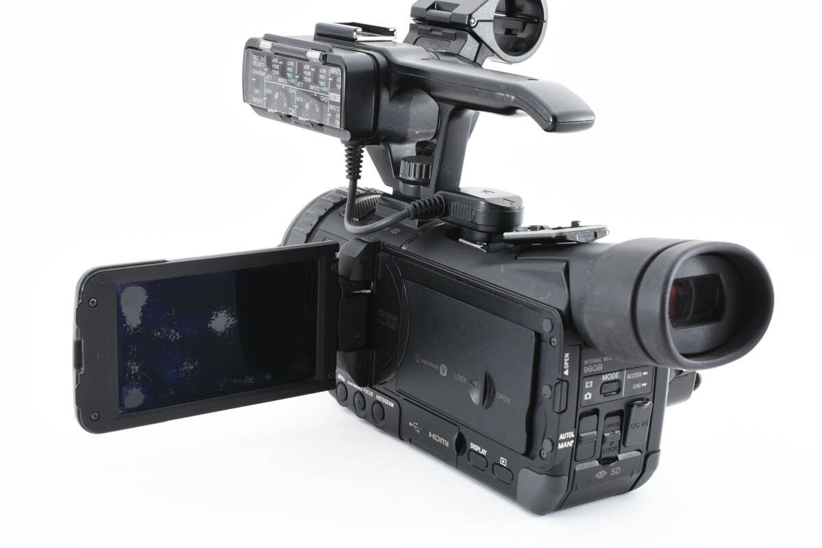 【実用品】 SONY HXR-NX70J NXCAM カムコーダー 映像制作機材 小型 業務用 ビデオカメラ 使用時間：177h×10 【動作確認済・現状品】の画像7
