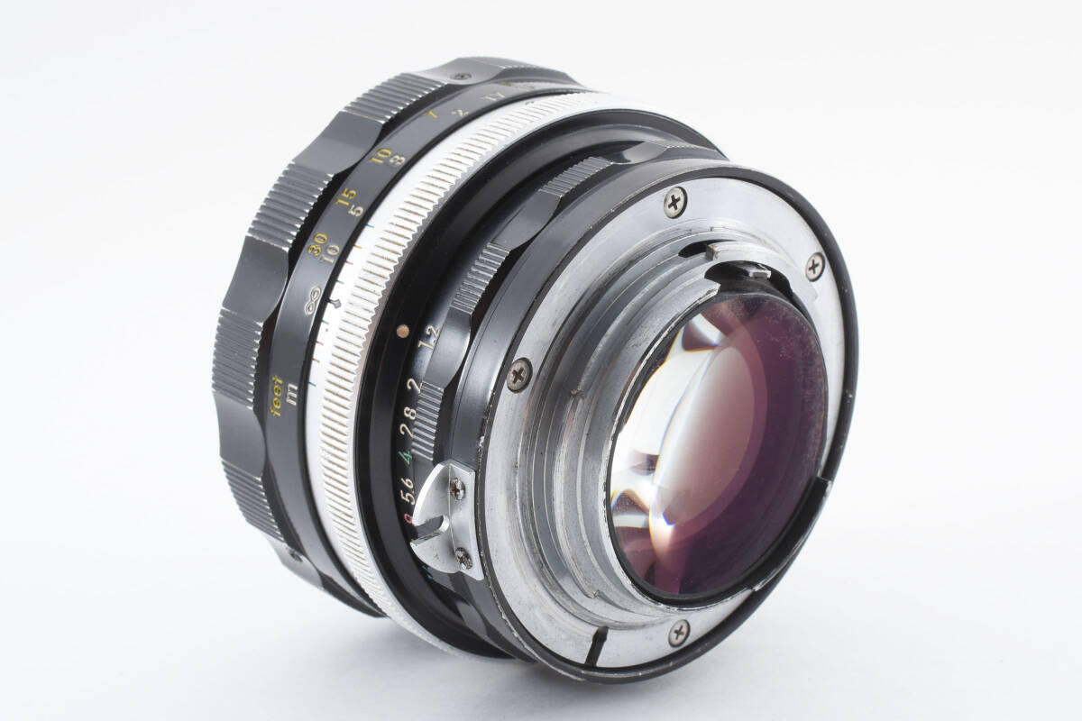 【実用品】 Nikon NIKKOR-S・C Auto 55mm F1.2 非Ai Fマウント ニコン 標準 単焦点 大口径 レンズ 【現状品】 #5659の画像6