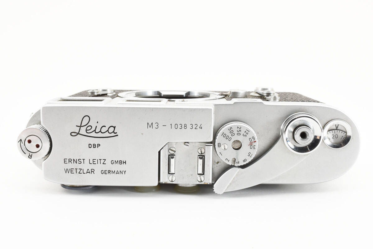 LEICA ライカ レンジファインダーカメラ M3 シルバークローム ボディ シングルストローク 【現状品】 #5683の画像5