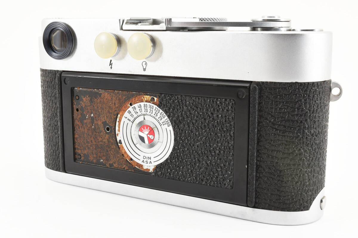 LEICA ライカ レンジファインダーカメラ M3 シルバークローム ボディ シングルストローク 【現状品】 #5683の画像3