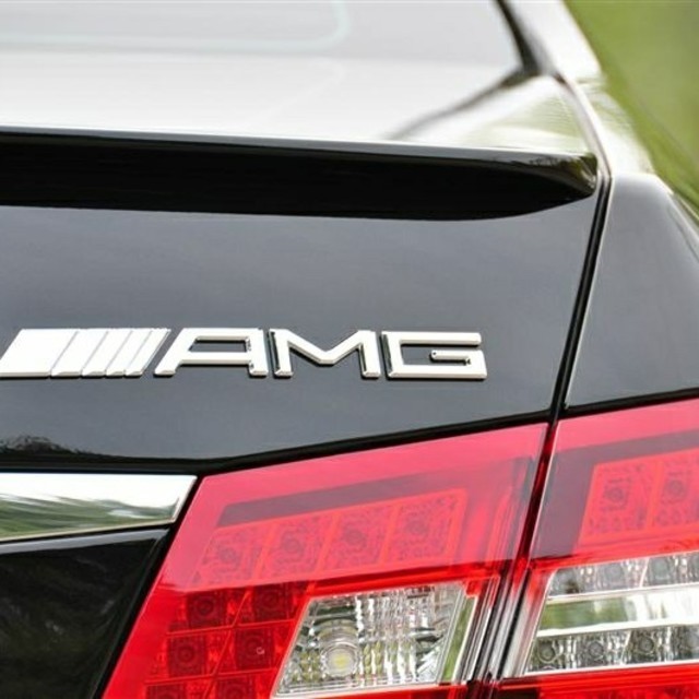  Mercedes Benz для AMG задний эмблема ( стандартный модель ) усиленный полимер хромированный обработка * новый товар 