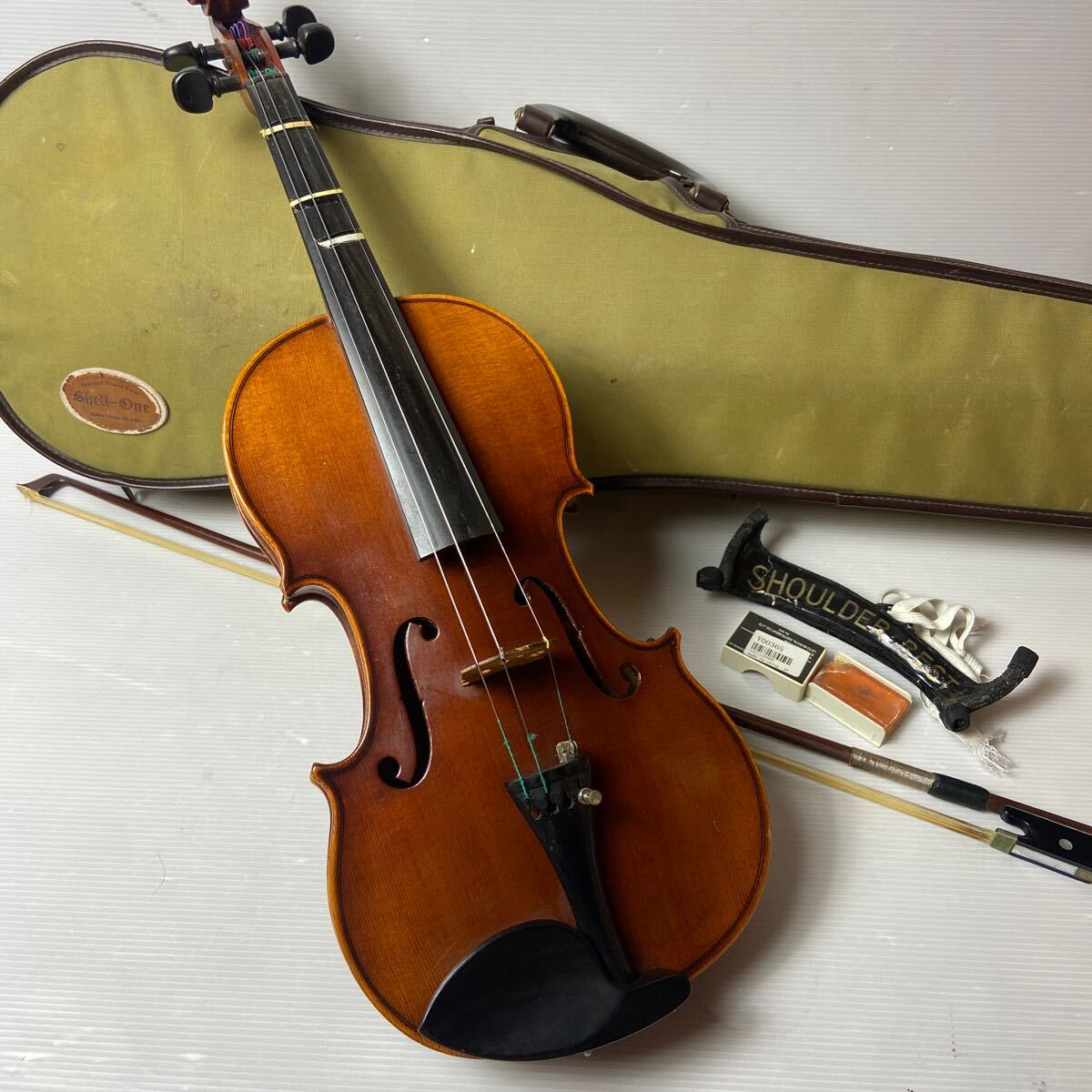  Karl Hofner カールヘフナー バイオリン 1987 西ドイツ ヴァイオリン ハードケース付 SUGITO VIOLIN 全長約56cmの画像1