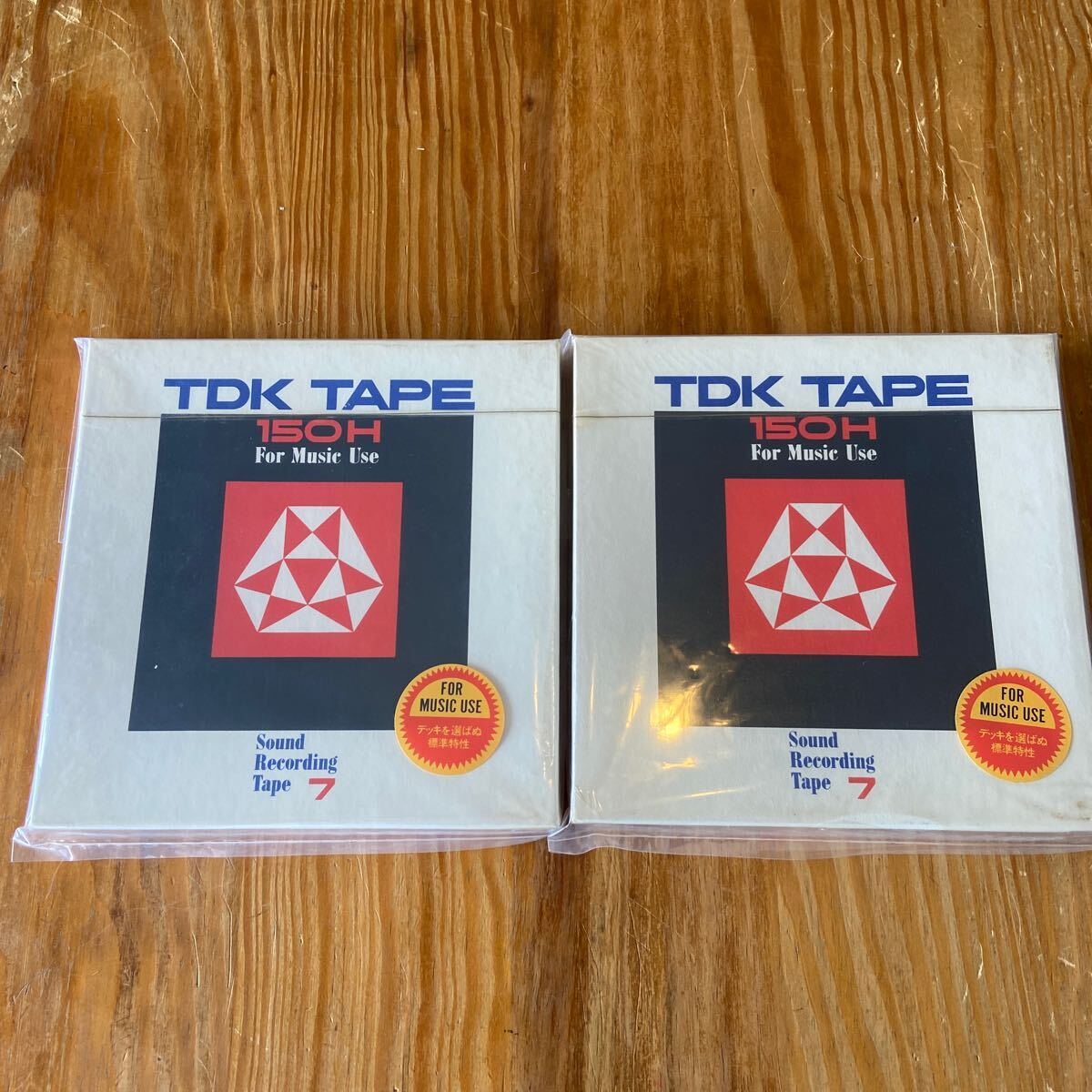 未開封保存品 TDK TAPE 150H 370m オープンリールテープ 2個セットの画像1
