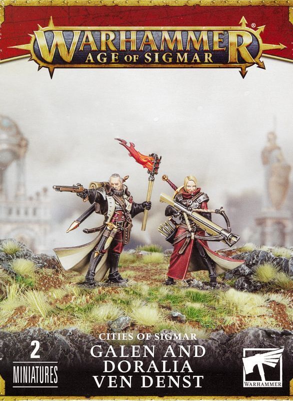 送料無料 新品 シティ・オヴ・シグマー ガレン＆ドラリア・ヴェン・デンスト 86-45 ウォーハンマー エイジオヴシグマー