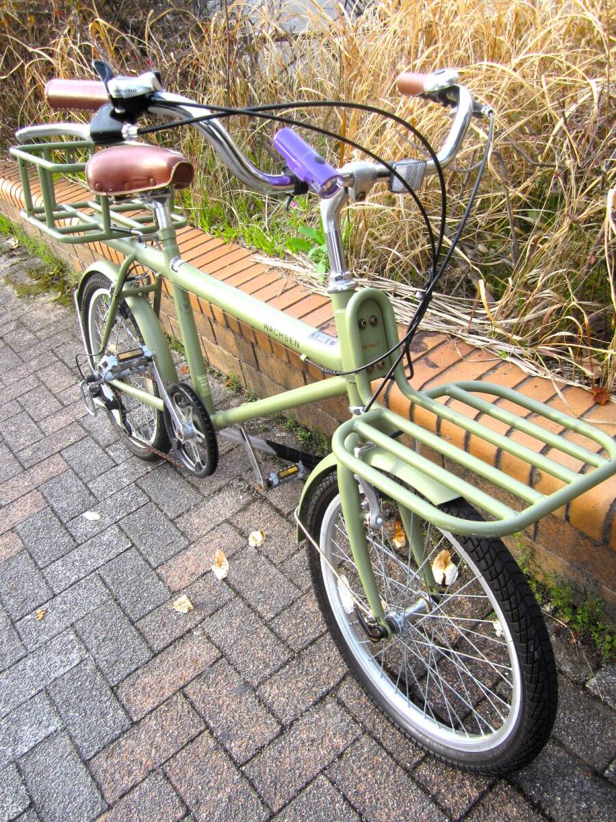 WACHSEN ヴァクセン ミニサイクル 自転車 実用 6段変速 20インチ カーゴ 名古屋市天白区 直接引取歓迎の画像2