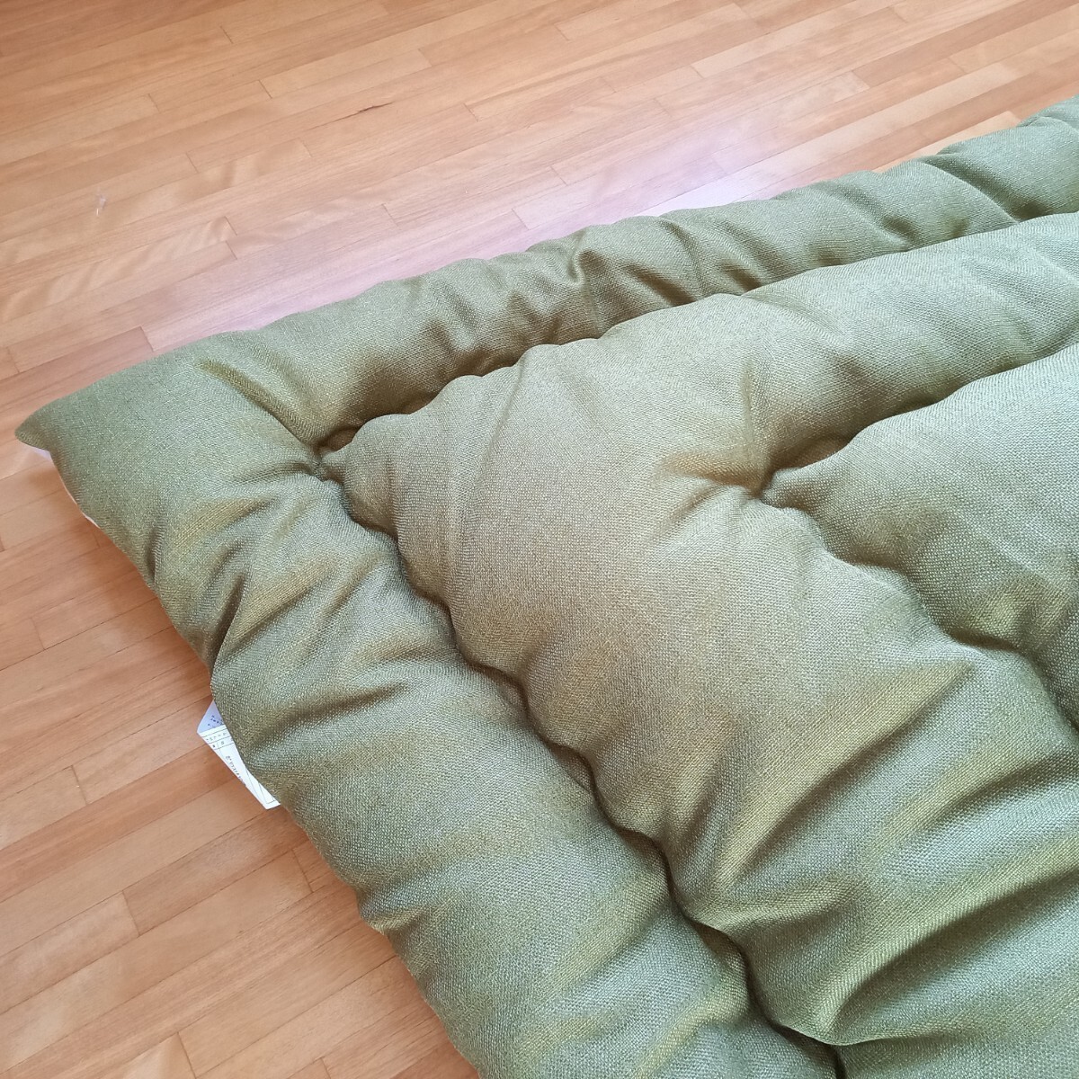  объем толщина .. супер водоотталкивающая отделка супер большой размер прямоугольный котацу futon чистый безопасность сделано в Японии зеленый ( пуховый футон ватное одеяло матрас футон подушка ) выставляется..