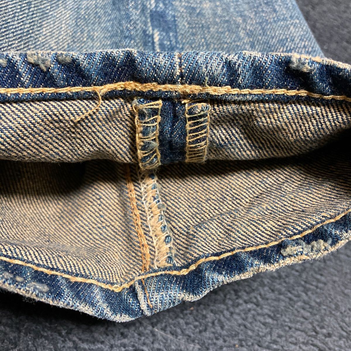 【美品】 RRL Slim Fit Jeans ダブルアールエル スリムフィットジーンズ デニムパンツ ジッパーモデル 中古加工 W30 ラルフローレン_画像10