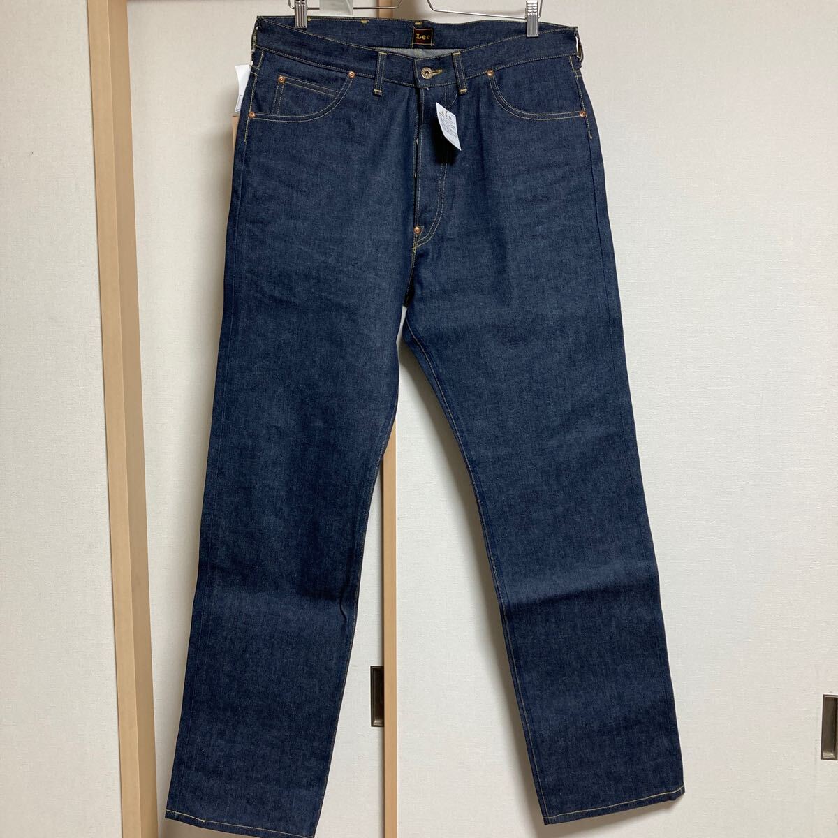 【未使用】Lee ARCHIVES COWBOY 101B 1954MODEL RIGID リー アーカイブス カウボーイ ジーンズ デニムパンツ W36 生デニム 左綾 LM6321-89_画像2