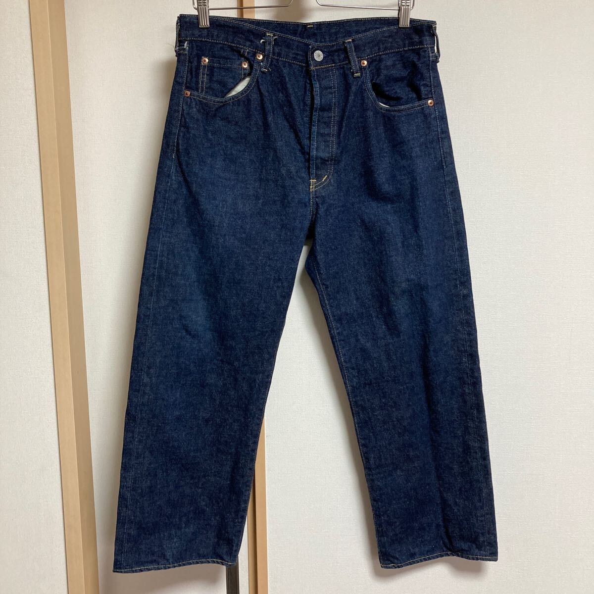 【希少】LEVI’S リーバイス 503BXX ジーンズ デニムパンツ インディゴ W34 濃紺 日本製 97年製_画像2