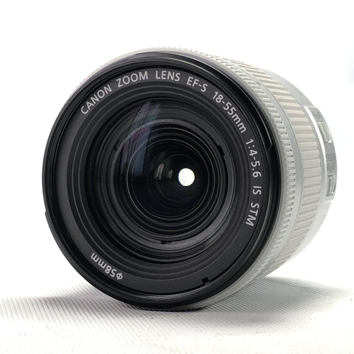 Canon EF-S 18-55mm F4-5.6 IS STM キヤノン 並品 24D ヱOA4e_画像1