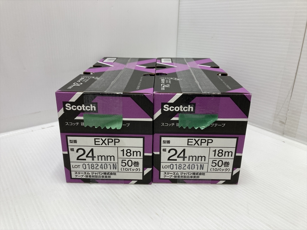 下松)3M スリーエム Scotch EXPP マスキングテープ 24mm×18m 50巻入×2箱セット 未使用品 ◆★K240402R02B MD02Aの画像3