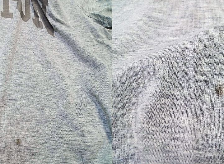 下松)LOUIS VUITTON LV ルイヴィトン 半袖Tシャツ メンズ グレー系 サイズ L【現状品】 ◆N2404015 MD07A_画像6