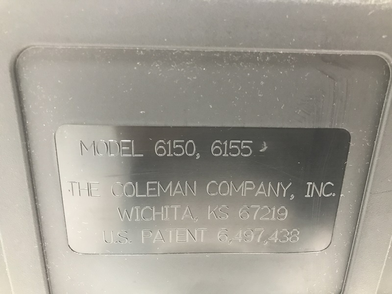  Fukuoka )Coleman Coleman STEEL COOLER steel belt cooler,air conditioner cooler-box MODEL 6150 6155 F240421A7 MD21C