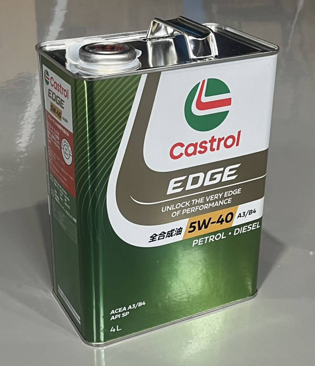 カストロール エッジ チタニウム 5w-40 4L/1缶 EDGE TITANIUM 全合成油 5w40の画像1