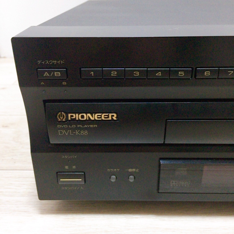 中古品 DVD/LDカラオケプレーヤー DVL-K88 Pioneer パイオニア レーザーディスク カラオケ対応 映像機器 通電OK の画像7