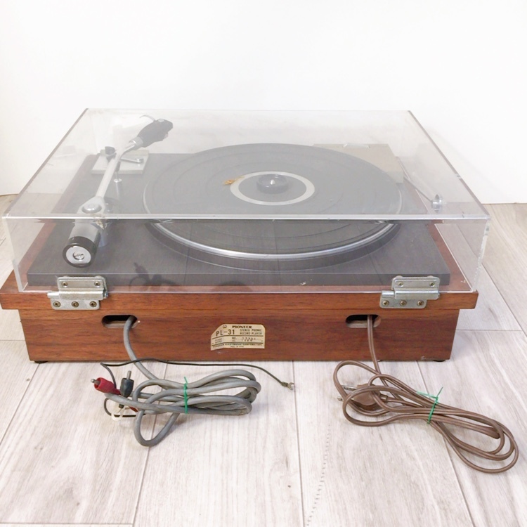 中古品 ステレオレコードプレーヤー PL-31 Pioneer パイオニア ターンテーブル 音響 オーディオ機器 昭和レトロ_画像3