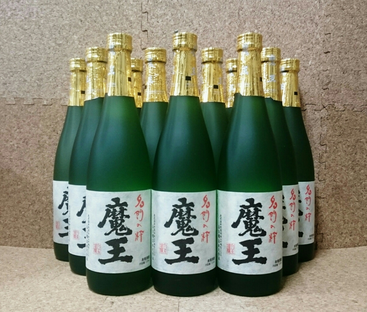 ☆芋焼酎・魔王720ml×12本セットです☆③ 未使用カートン3枚付き_画像1