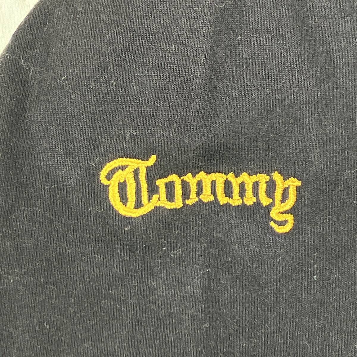 L TOMMY ESTABLISHED 1985 Tシャツ オフホワイト/白/ブラック/パープル/黒/紫 長袖 リユース ultraｍto ts2012の画像6