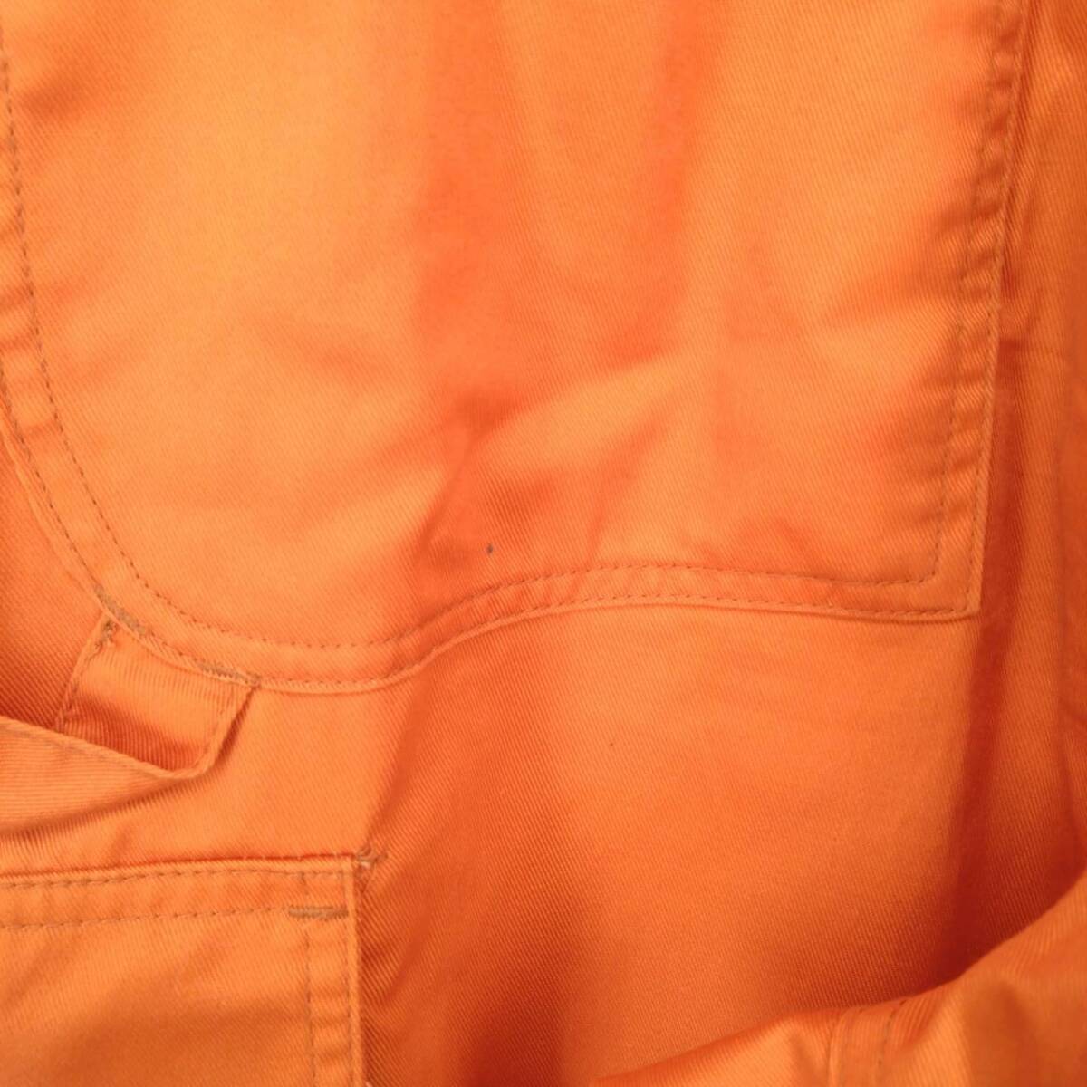 M BULL WORKS 作業服 サロペット カバーオール オレンジ リユース ultrampa oa0046の画像8
