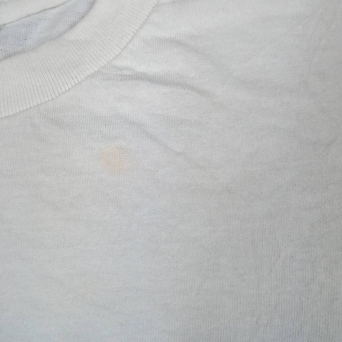 M GILDAN ギルダン Tシャツ ロゴ ホワイト アメフト EAGLES バックプリント 丸首 半袖 リユース ultramto ts2075_画像6