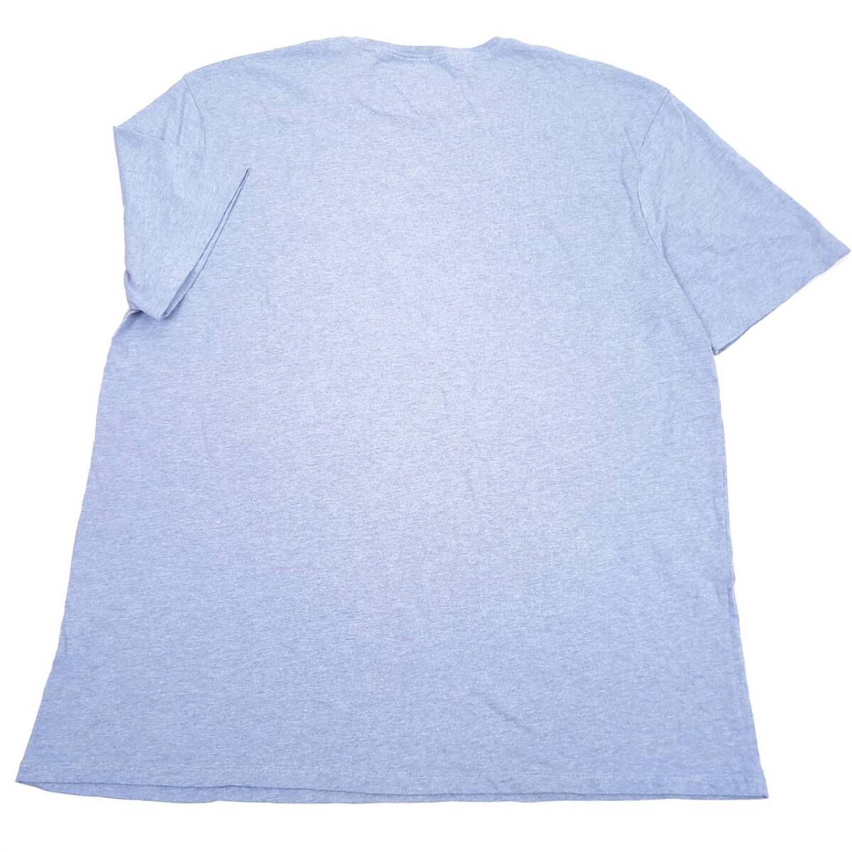 XXL TOMMY HILFIGER トミーヒルフィガー Tシャツ ブルーグレー 半袖 無地 ワンポイント リユース ultramto ts2110_画像2