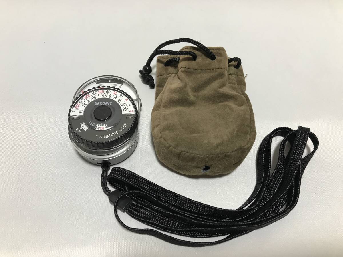 *SEKONICse KONI k light meter TWINMATE L-208 USED*