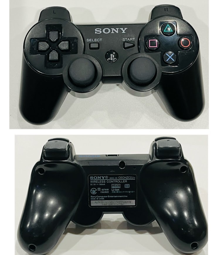 ★PS3★　ワイヤレスコントローラー　まとめて3台　SIXAXIS　DUALSHOCK3　ケーブルなし　現状品_画像2