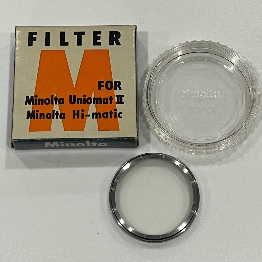 ★Minolta★ ミノルタ  UniomatⅡ ユニオマットⅡ 1：2.8/45 LENS SHADE FILTER UV の画像2