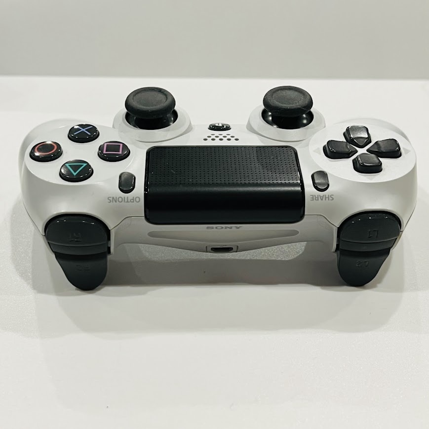 *PS4* wireless controller DUALSHOCK 4 CUH-ZCT2J gray ja-* white cable none present condition goods 