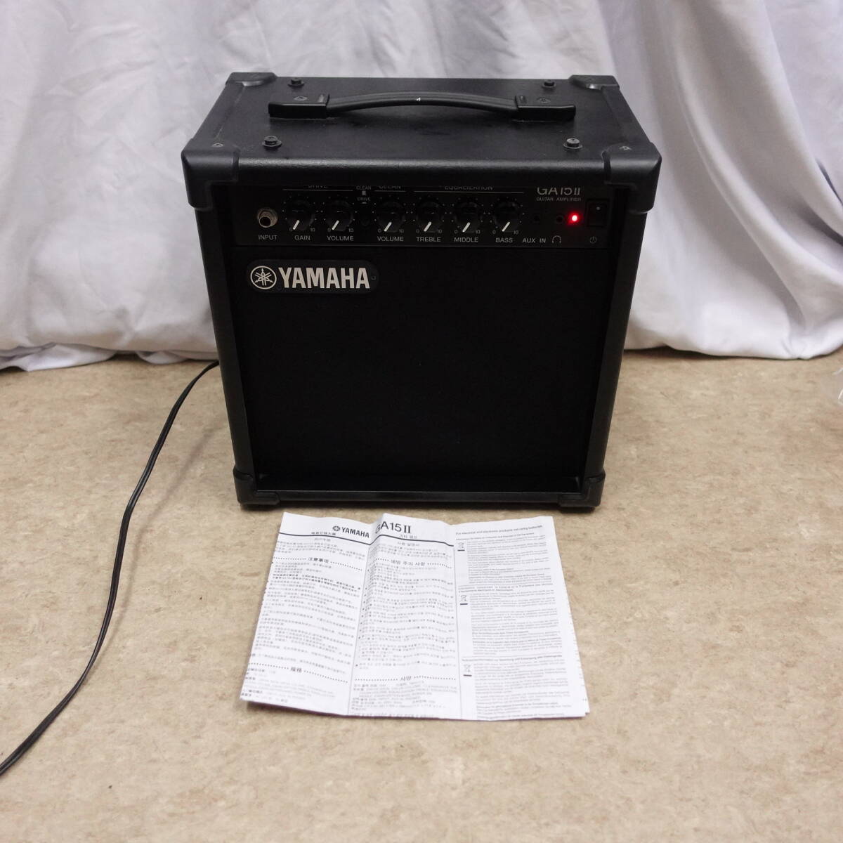 1円スタート YAMAHA GUITAR AMPLIFIER GA15Ⅱ I251130OQ ヤマハ ギターアンプ アンプ オーディオ機器 音楽機材 の画像1