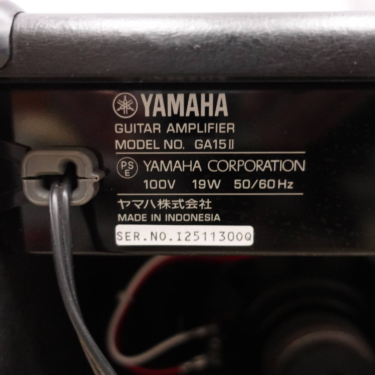 1円スタート YAMAHA GUITAR AMPLIFIER GA15Ⅱ I251130OQ ヤマハ ギターアンプ アンプ オーディオ機器 音楽機材 _画像3