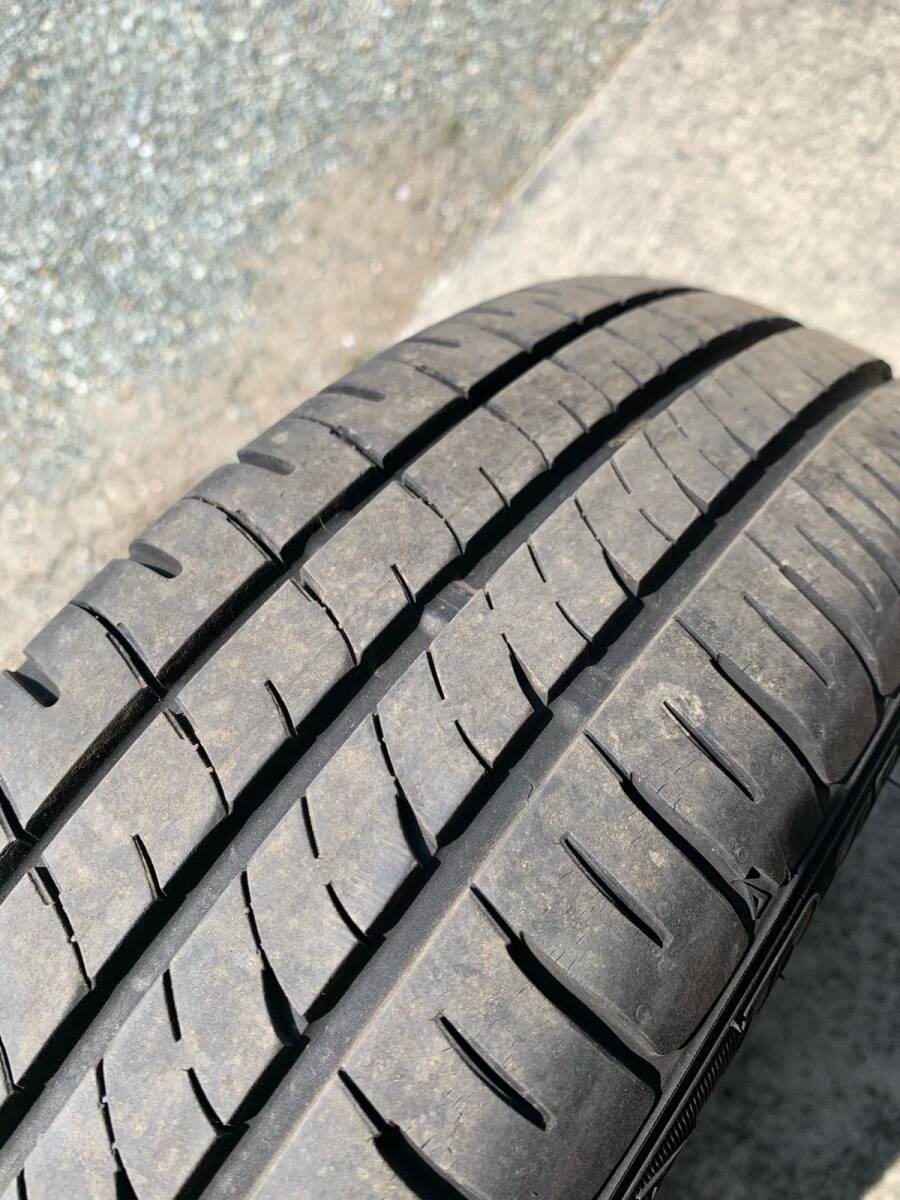 14インチ 4.5J PCD100 4穴 +43 155/65R14 DUNLOP ENASAVE EC204 4本セット 2020年製の画像6