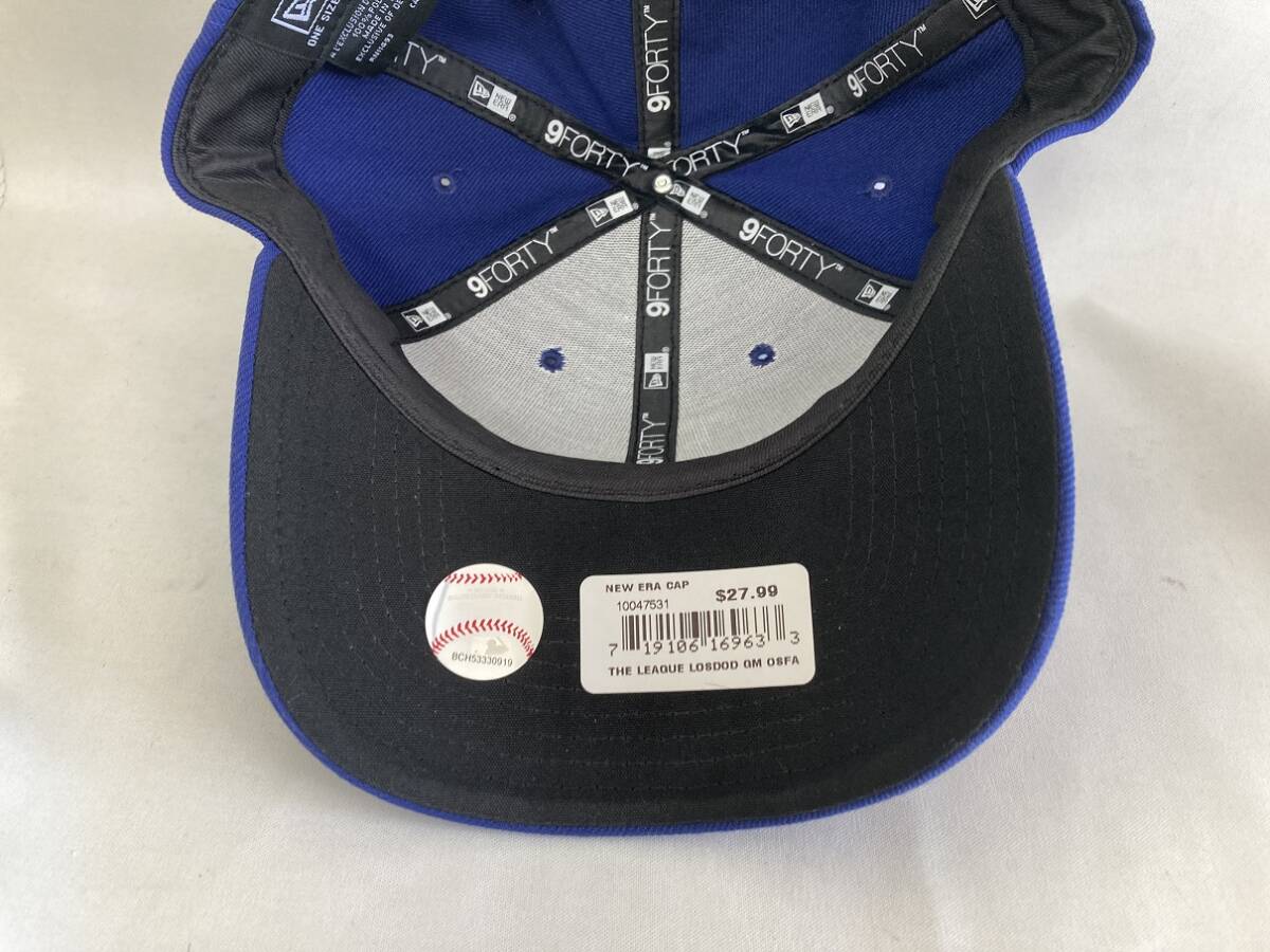 ニューエラ 9FORTYストラップバックキャップLos Angeles Dodgers The League 9FORTY Adjustable (10047531) ドジャースブルーUSA版の画像5