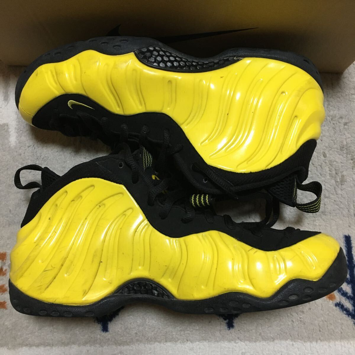 NIKE AIR FORMPOSITE ONE ナイキ エアフォームポジット ワン スニーカー 314996-701 27.5cm US9.5 イエロー 黄色 レア！の画像3