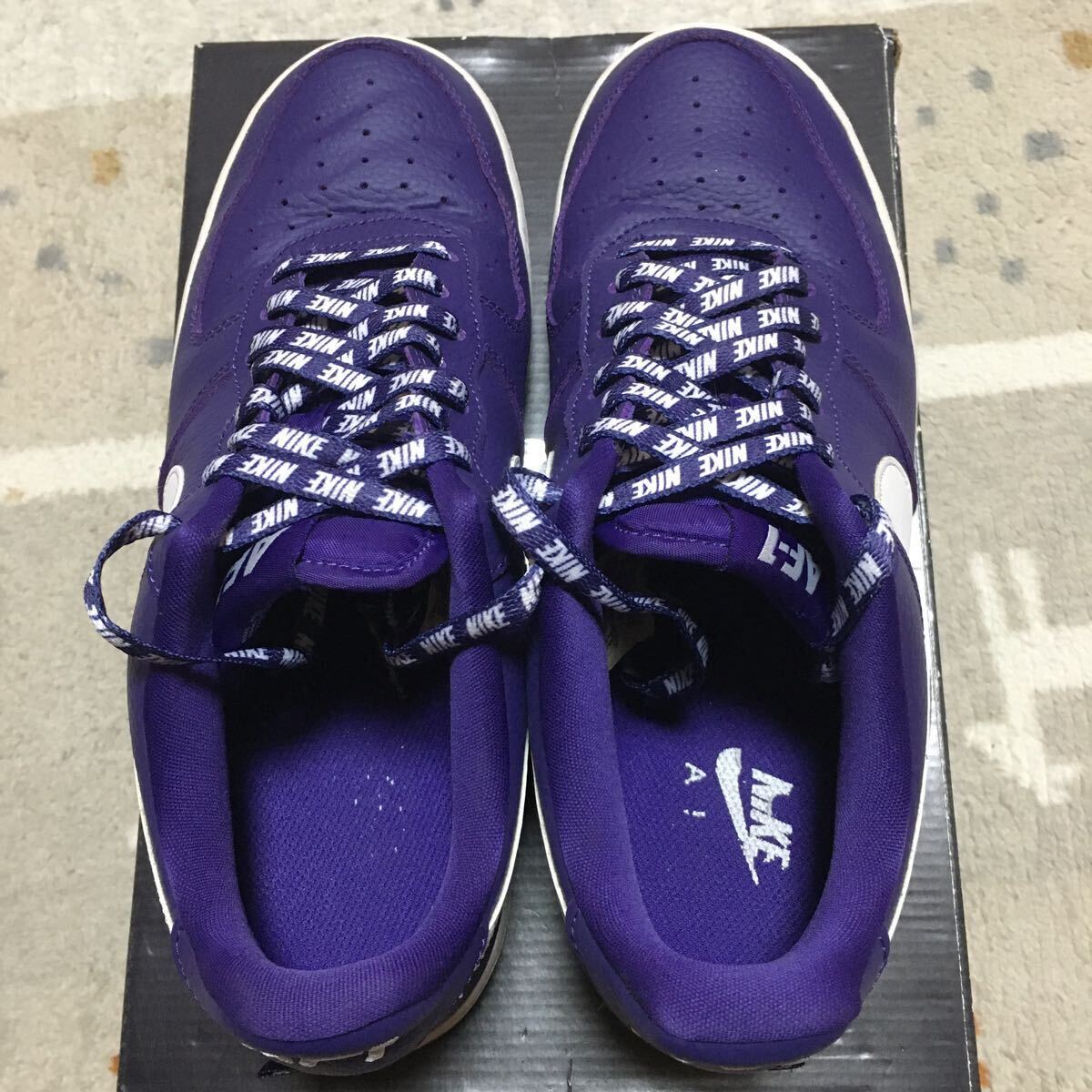 Nike Air Force 1 Low NBA Court Purple 27.5cm 元箱 変え紐 付き レア！の画像6