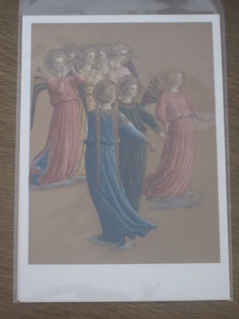 postcard *fla Anne je Rico angel *2 Christianity picture Christmas card ..