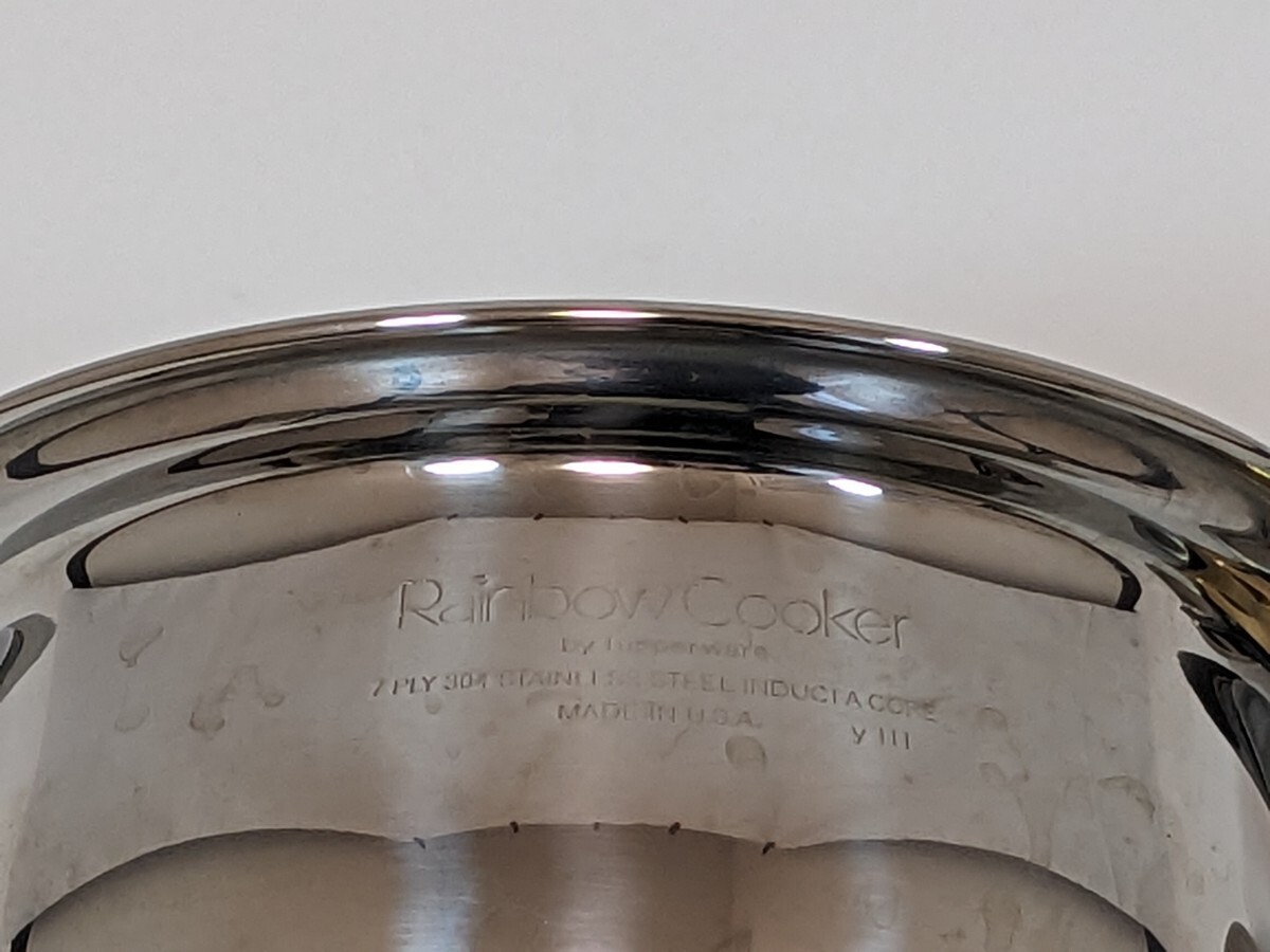 片手鍋 調理器具 レインボークッカー Rainbow Cooker タッパーウェアTupper wear ④の画像5