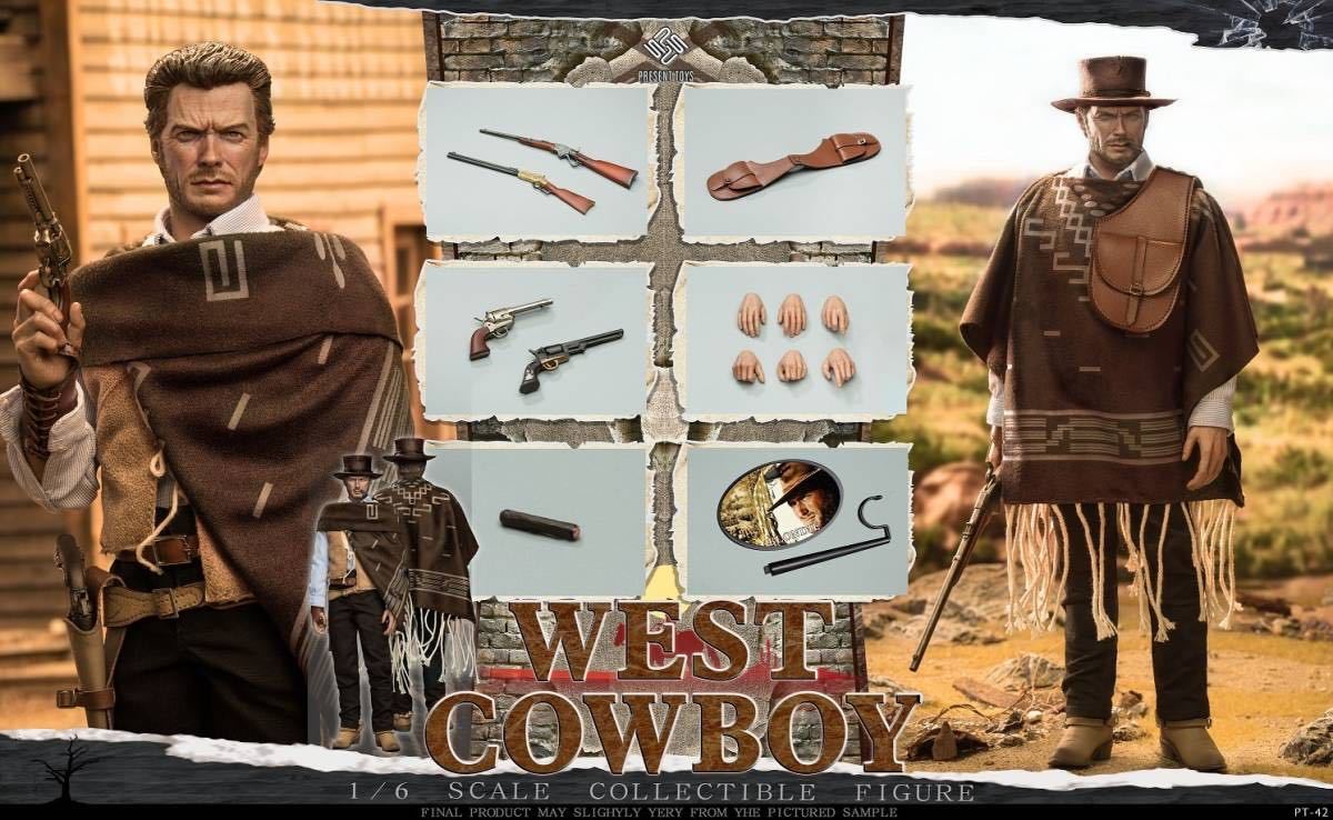 PRESENT TOYS 1/6 West Cowboy 未開封新品 PT-SP42 検） ホットトイズ ジョー 名無しの男 続・夕陽のガンマン クリント・イーストウッドの画像9